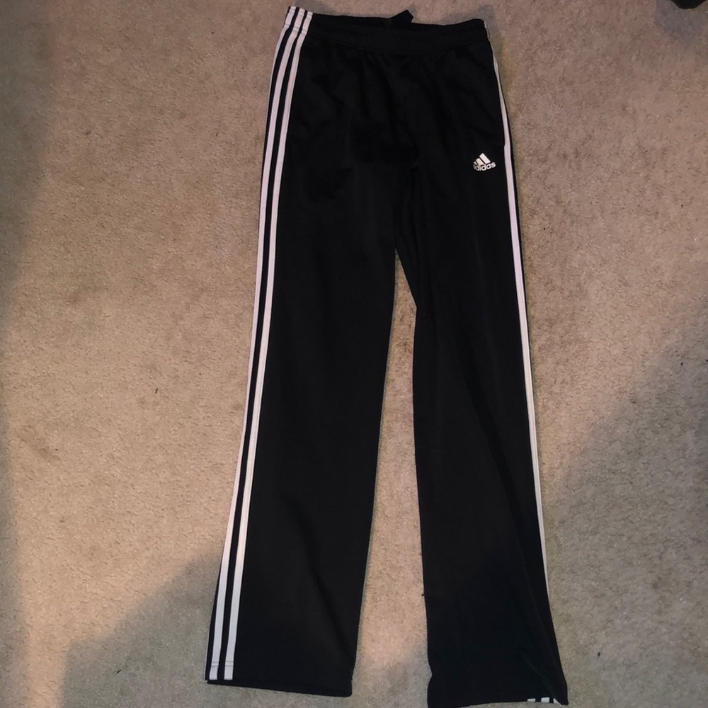 ADIDAS MENS Small black jogging track pants.